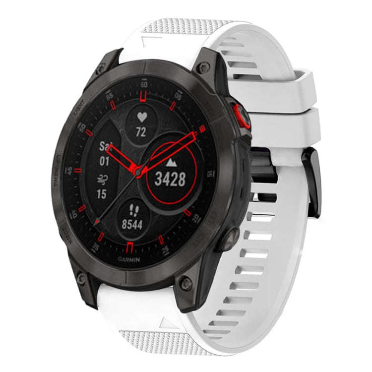For Garmin Epix Gen 2 Quick Release 22mm Silicone Watch Band(White)