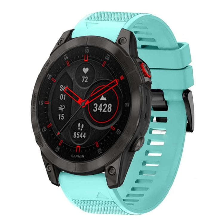 For Garmin Epix Gen 2 Quick Release 22mm Silicone Watch Band(Mint Green)