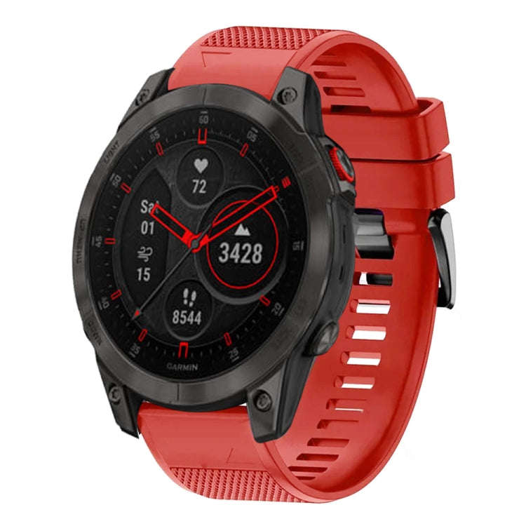 For Garmin Epix Gen 2 Quick Release 22mm Silicone Watch Band(Red)