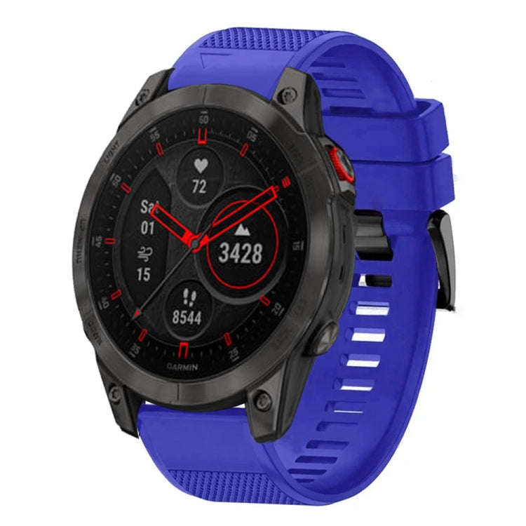 For Garmin Epix Gen 2 Quick Release 22mm Silicone Watch Band(Dark Blue)