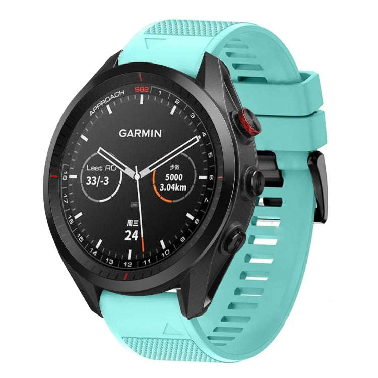 For Garmin Approach S62 Quick Release 22mm Silicone Watch Band(Mint Green)