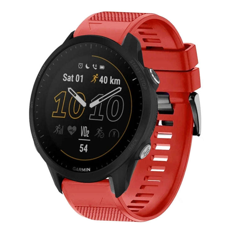 For Garmin Forerunner 955 Quick Release 22mm Silicone Watch Band(Red)