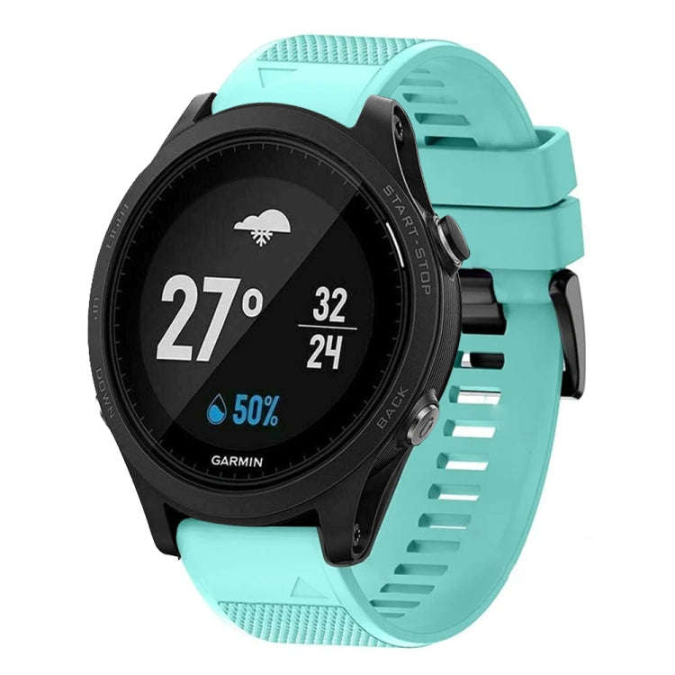 For Garmin Forerunner 935 Quick Release 22mm Silicone Watch Band(Mint Green)