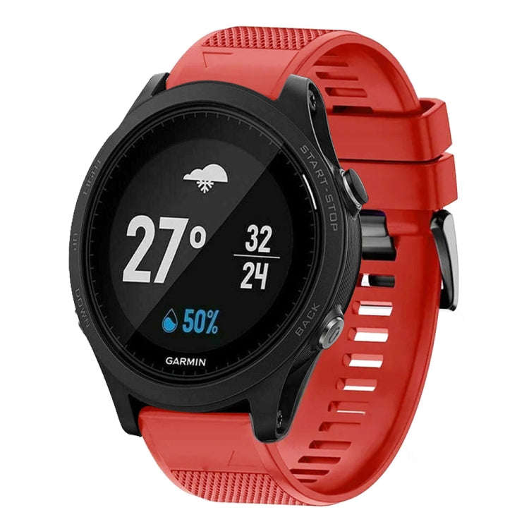 For Garmin Forerunner 935 Quick Release 22mm Silicone Watch Band(Red)