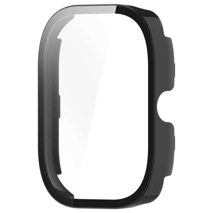 For Redmi Watch 4 Tempered Film Integrated PC Watch Protective Case(Black)