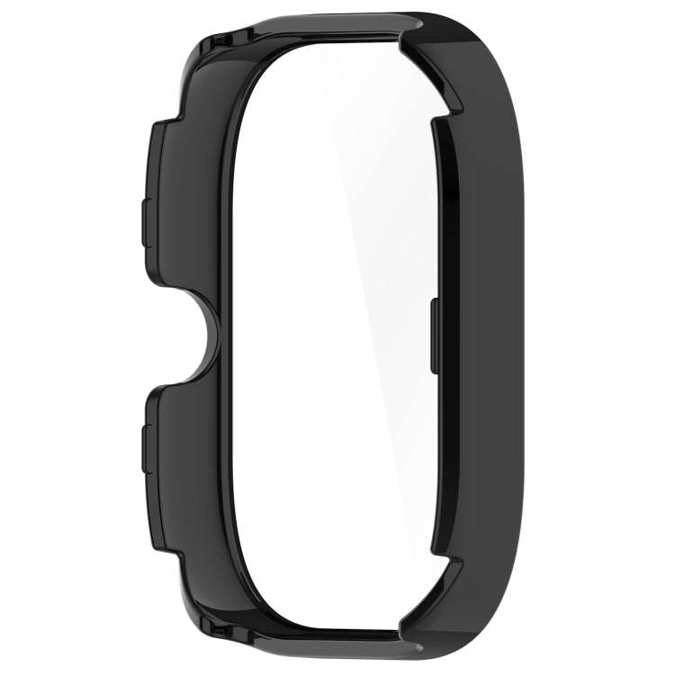 For Redmi Watch 4 Tempered Film Integrated PC Watch Protective Case(Black)