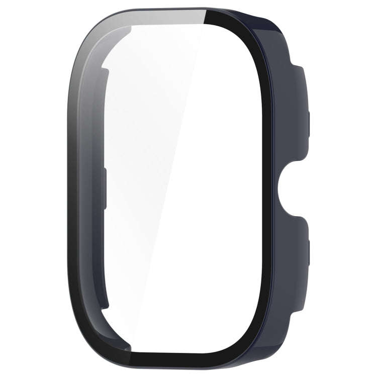 For Redmi Watch 4 Tempered Film Integrated PC Watch Protective Case(Ink Blue)