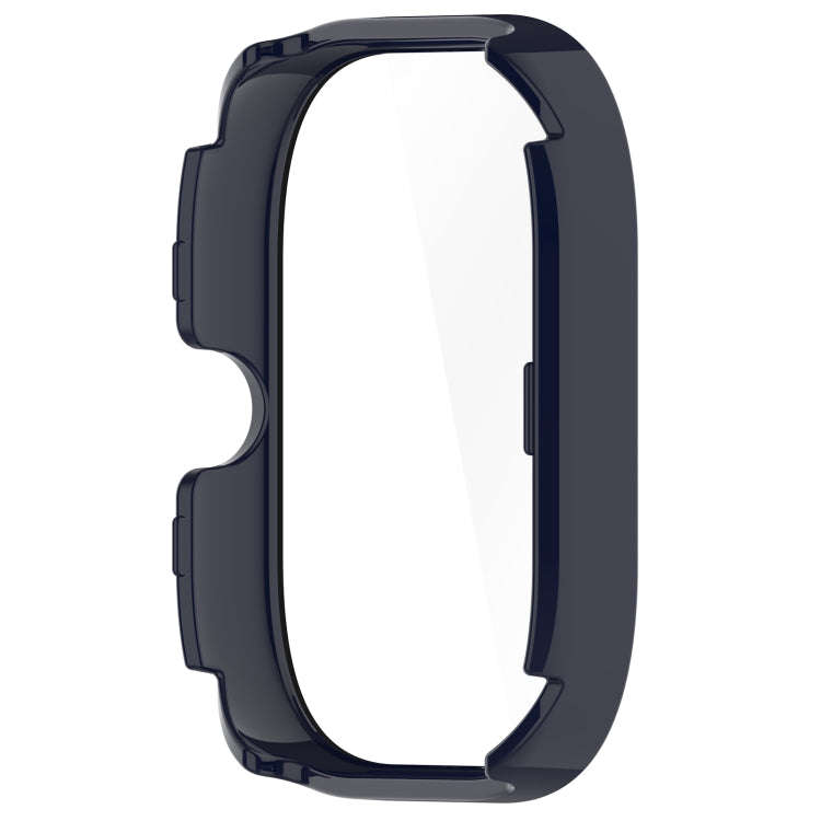 For Redmi Watch 4 Tempered Film Integrated PC Watch Protective Case(Ink Blue)