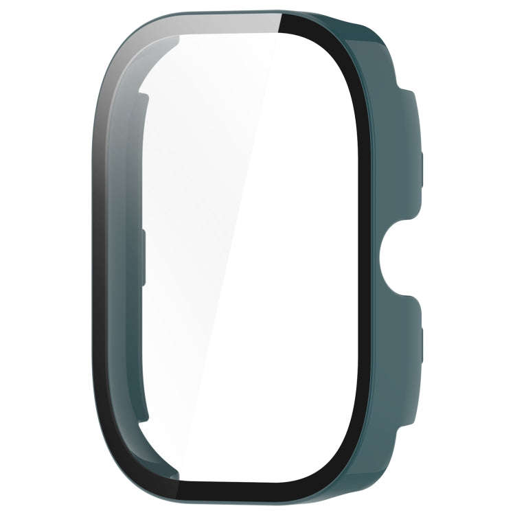 For Redmi Watch 4 Tempered Film Integrated PC Watch Protective Case(Pine Green)
