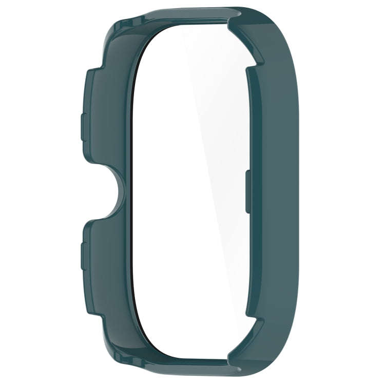 For Redmi Watch 4 Tempered Film Integrated PC Watch Protective Case(Pine Green)