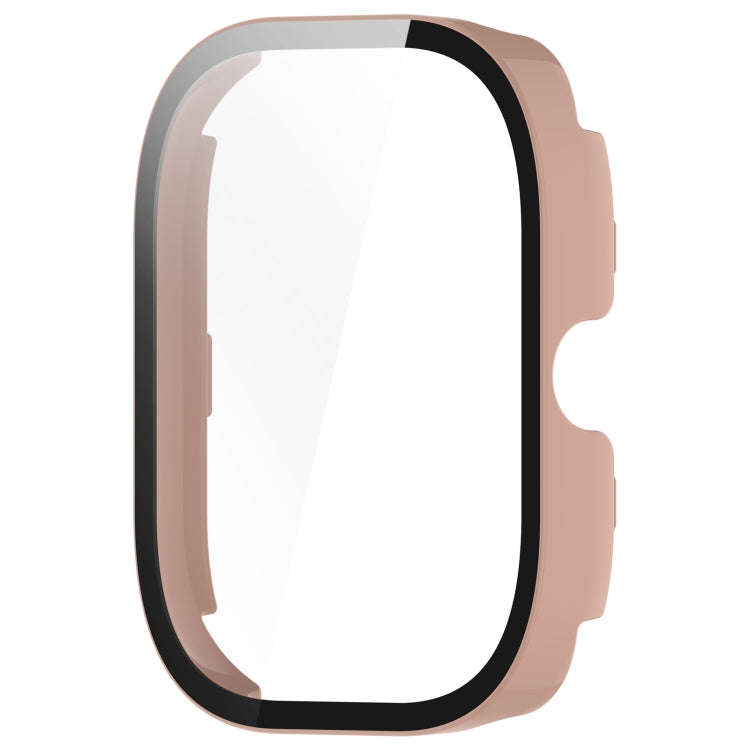 For Redmi Watch 4 Tempered Film Integrated PC Watch Protective Case(Pink)