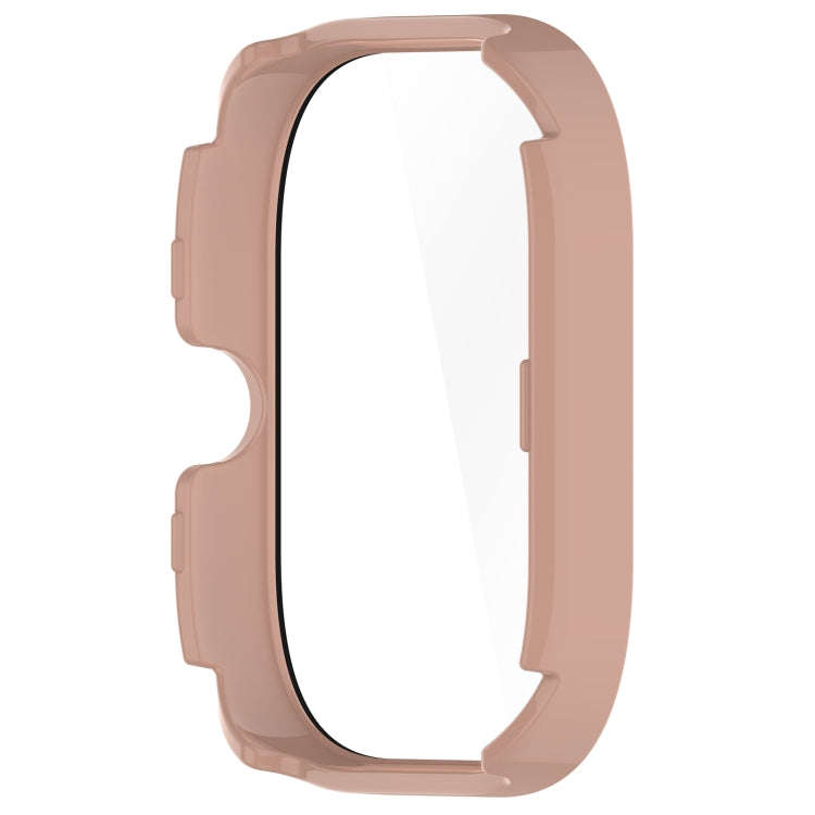 For Redmi Watch 4 Tempered Film Integrated PC Watch Protective Case(Pink)