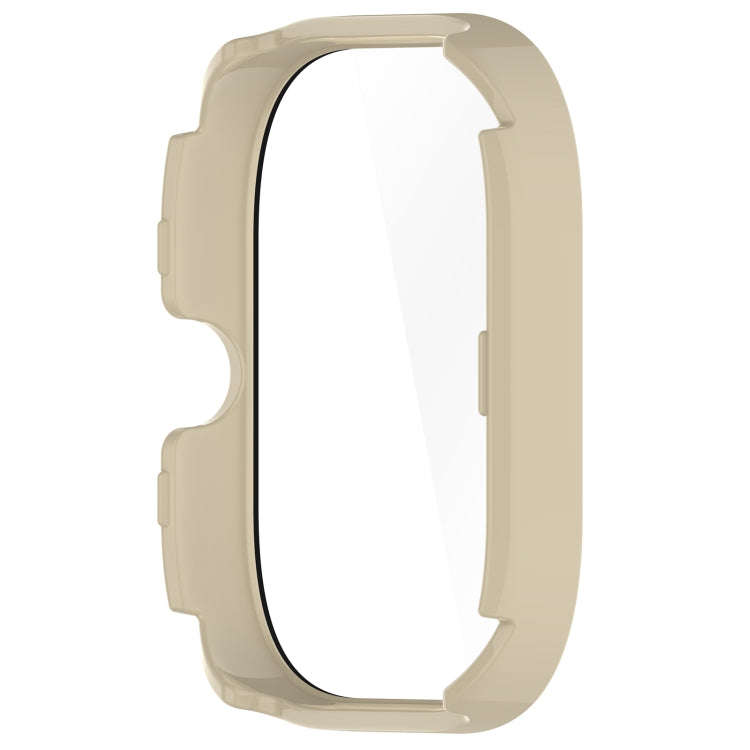 For Redmi Watch 4 Tempered Film Integrated PC Watch Protective Case(White)