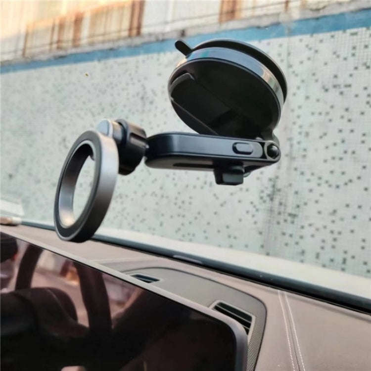 Car Dashboard / Windshield Compatible Magnet Type Phone Holder Suction Cup Base