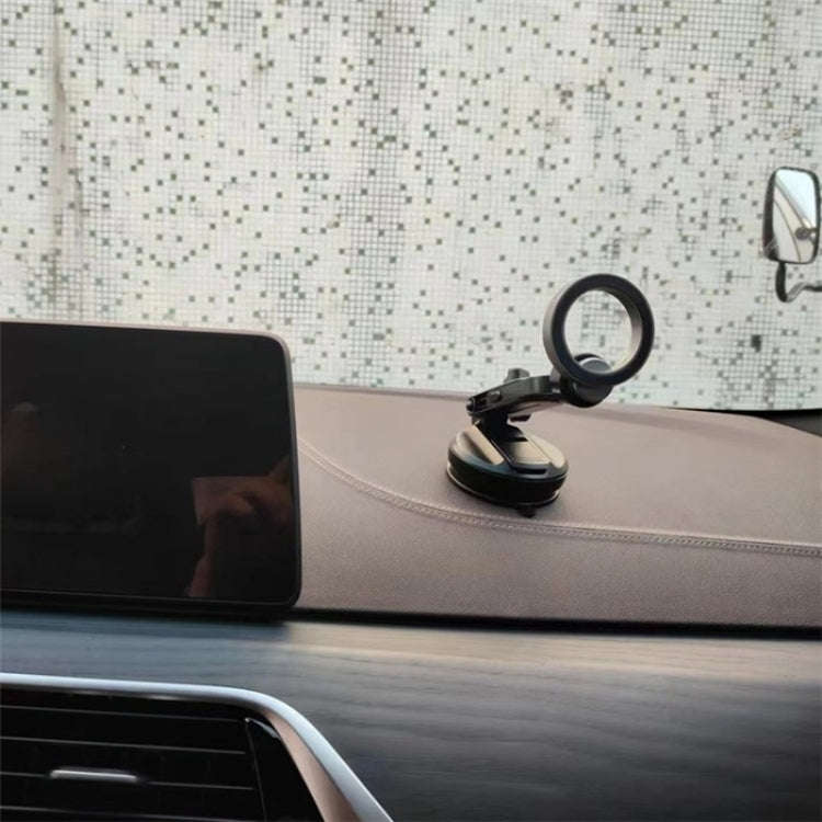 Car Dashboard / Windshield Compatible Magnet Type Phone Holder Suction Cup Base