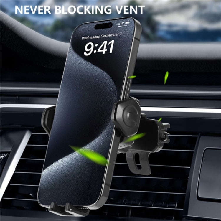 360 Degree Rotation Mobile Phone Holder Bracket Car Air Outlet Clip Mount