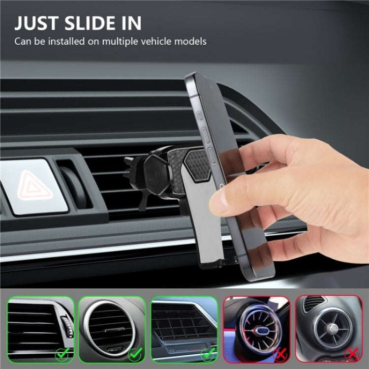 360 Degree Rotation Mobile Phone Holder Bracket Car Air Outlet Clip Mount
