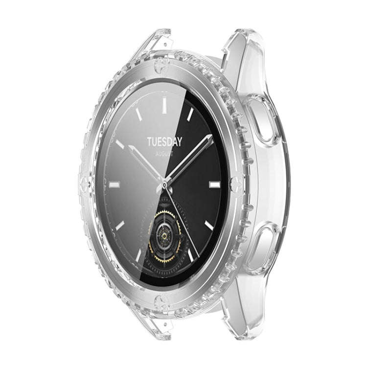 For Xiaomi Watch S3 ENKAY Hat-Prince Full Coverage PC + Tempered Glass Film Integrated Watch Case...