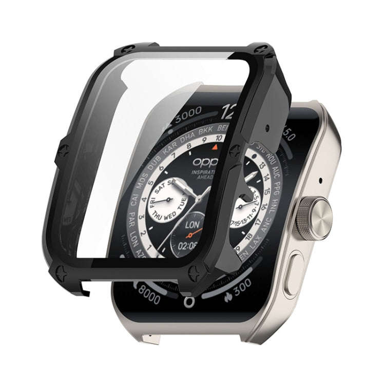 For OPPO Watch 4 Pro ENKAY Hat-Prince Full Coverage PC + Tempered Glass Film Integrated Watch Cas...