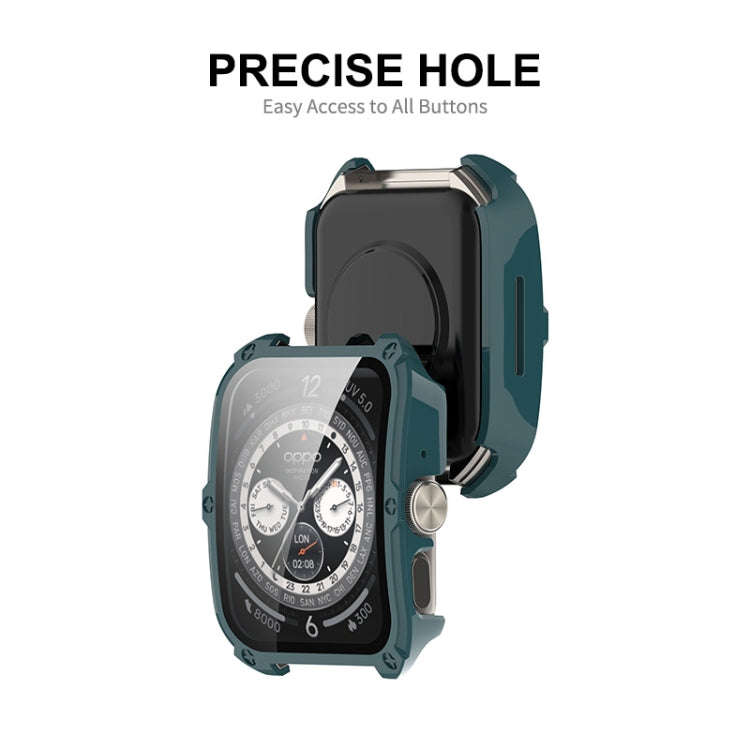 For OPPO Watch 4 Pro ENKAY Hat-Prince Full Coverage PC + Tempered Glass Film Integrated Watch Cas...