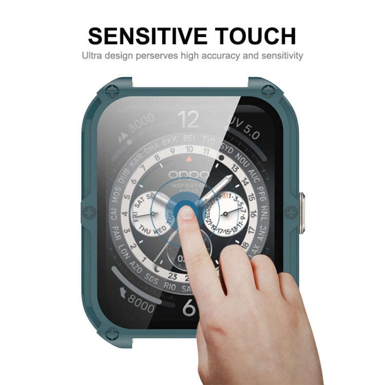 For OPPO Watch 4 Pro ENKAY Hat-Prince Full Coverage PC + Tempered Glass Film Integrated Watch Cas...