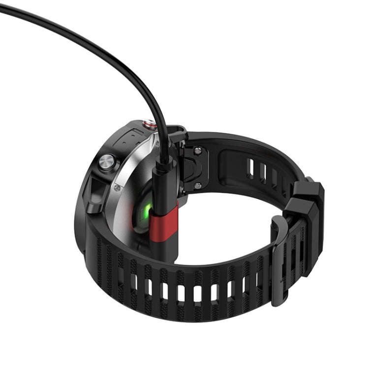 JUNSUNMAY For Garmin Venu 3 / Venu 3S Smart Watch Charging Data Sync Adapter, Interface:8 Pin Port