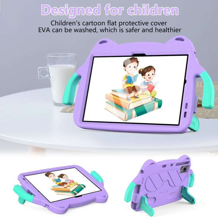 For Huawei MatePad 11 2023/2021 Ice Baby EVA Shockproof Hard PC Tablet Case(Light Purple+Mint Green)