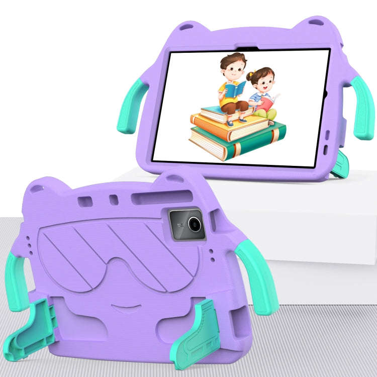 For Huawei MatePad 11 2023/2021 Ice Baby EVA Shockproof Hard PC Tablet Case(Light Purple+Mint Green)
