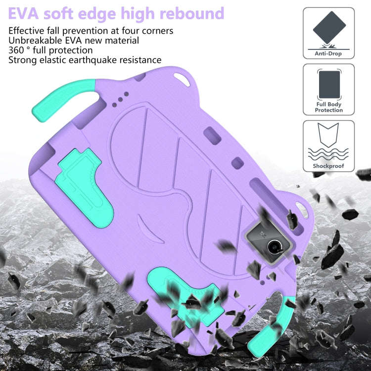 For Huawei MatePad 11 2023/2021 Ice Baby EVA Shockproof Hard PC Tablet Case(Light Purple+Mint Green)