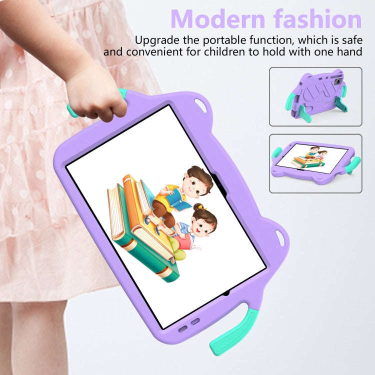 For Huawei MatePad 11 2023/2021 Ice Baby EVA Shockproof Hard PC Tablet Case(Light Purple+Mint Green)