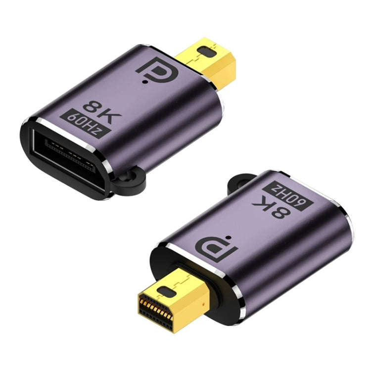 Mini DP Male to DP 1.4 Female Adapter 8K 60Hz HD Video Transmission Expanding