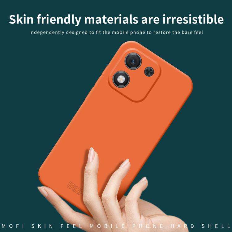 For Honor X70i MOFI Qin Series Skin Feel All-inclusive PC Phone Case(Gray)
