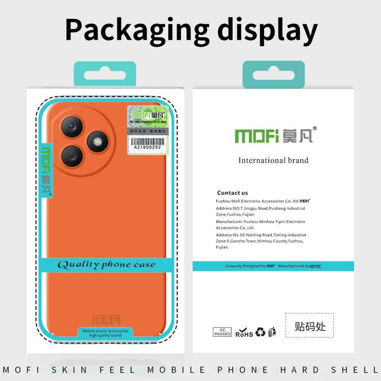 For Honor X70i MOFI Qin Series Skin Feel All-inclusive PC Phone Case(Gray)