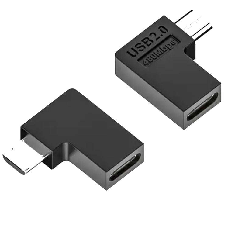 Type-C Female to Micro USB Male Adapter Data Charging Transmission, Specification:Type-C Female t...