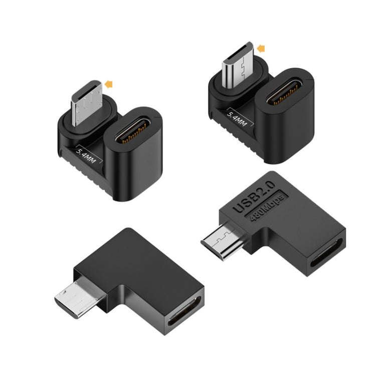 Type-C Female to Micro USB Male Adapter Data Charging Transmission, Specification:Type-C Female t...