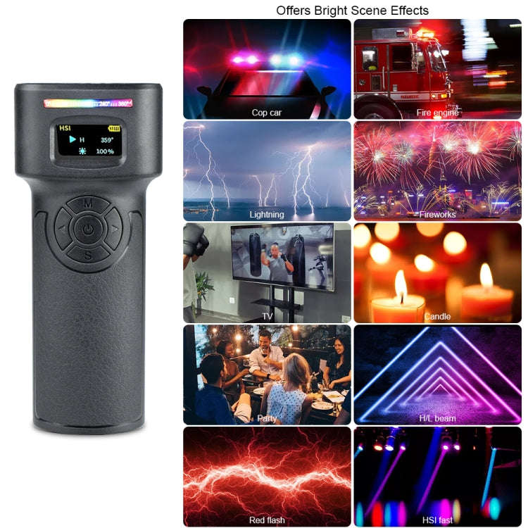 VLOGLITE W270RGB Live Streaming E-Sports Handheld Fill Light LED Studio Light(EU Plug)
