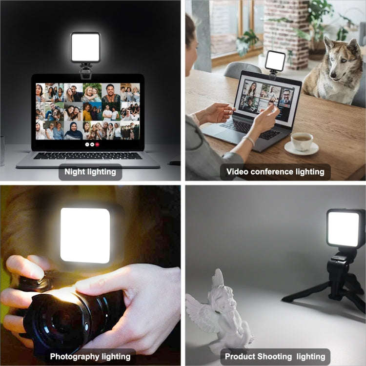 VLOGLITE W49S Adjustable Brightness Mini Beauty Video Light Photography Live Streaming LED Fill L...