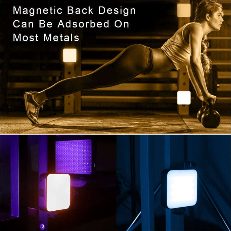 VLOGLITE W64RGB Dimmable RGB LED Pocket Fill Light 20 Modes Live Broadcast Video Light