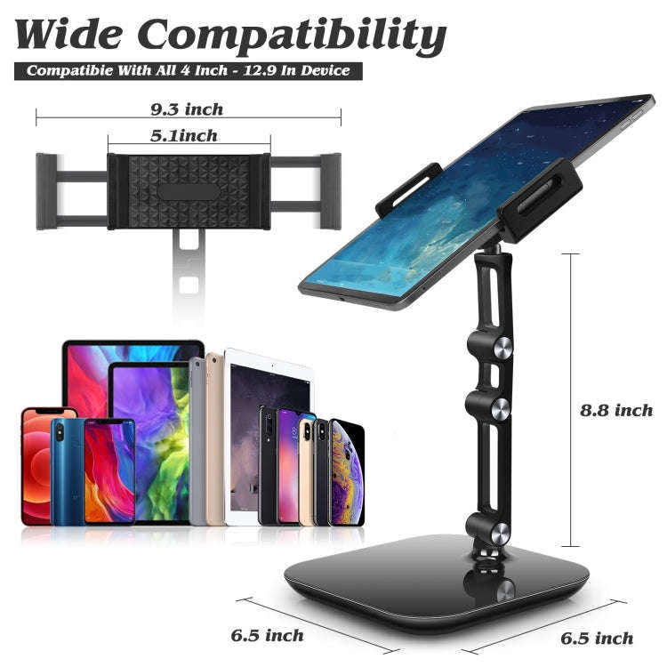 NS-06B 360 Degree Rotating Foldable Desktop Tablet Phone Holder