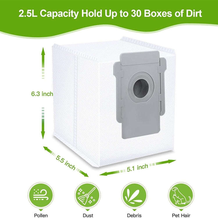 JUNSUNMAY 5pcs For iRobot Roomba i & s & j Series  i8 / i8+ / s9 / s9+ Vacuum Bags Automatic Disp...