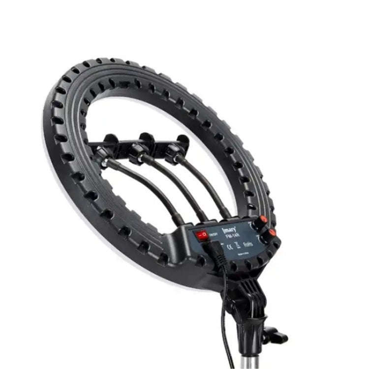 JMARY FM-14R Photography Light 14-inch Live Streaming Ring Light Photography LED Fill Light(EU Plug)