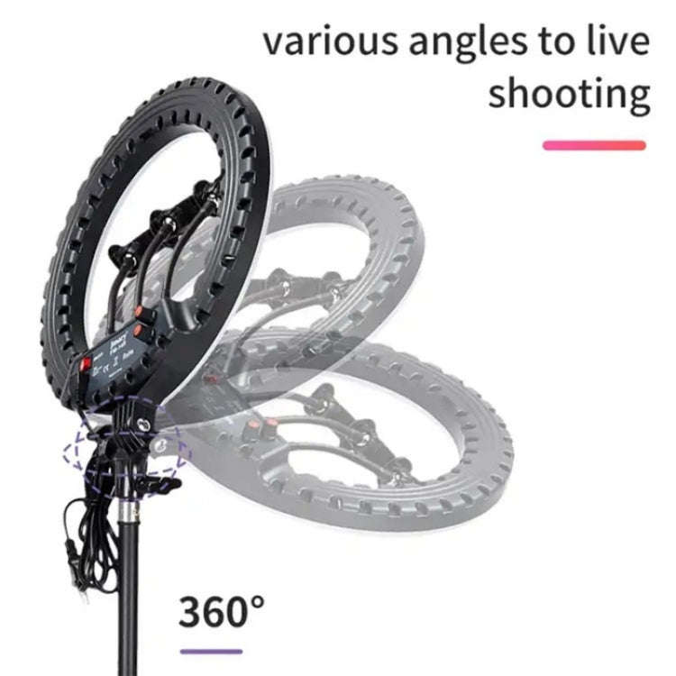 JMARY FM-14R Photography Light 14-inch Live Streaming Ring Light Photography LED Fill Light(EU Plug)