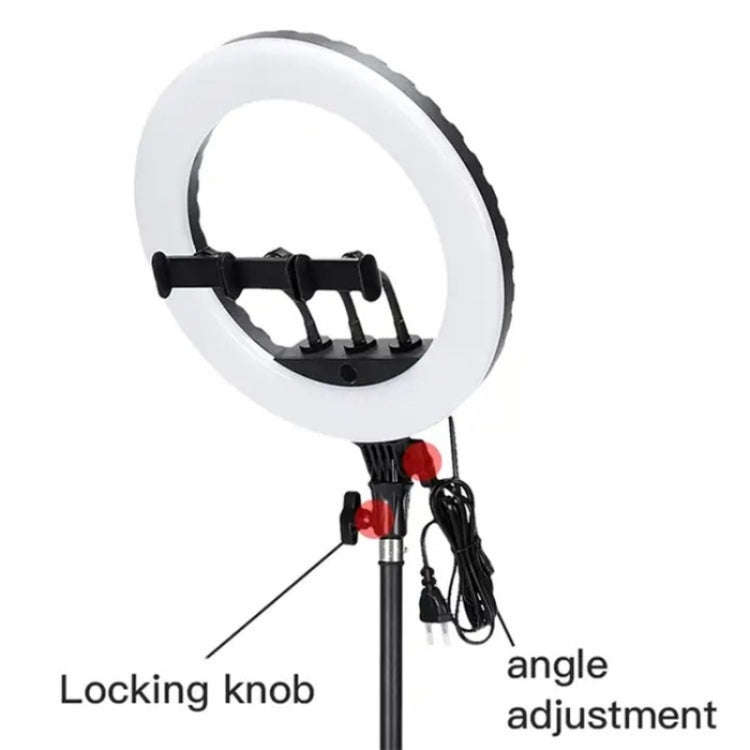 JMARY FM-14R Photography Light 14-inch Live Streaming Ring Light Photography LED Fill Light(EU Plug)