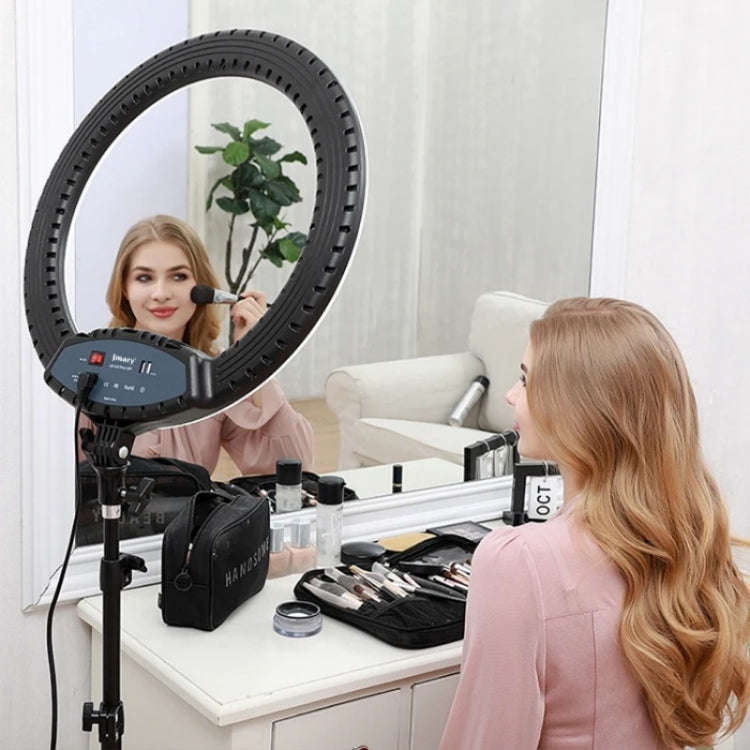 JMARY FM-19RS Photography LED Ring Fill Light 19-inch Touch Control Beauty Light(EU Plug)