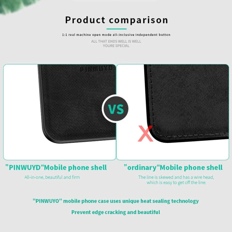 PINWUYO Shockproof Waterproof Full Coverage PC + TPU + Skin Protective Case for Nokia X71(Blue)