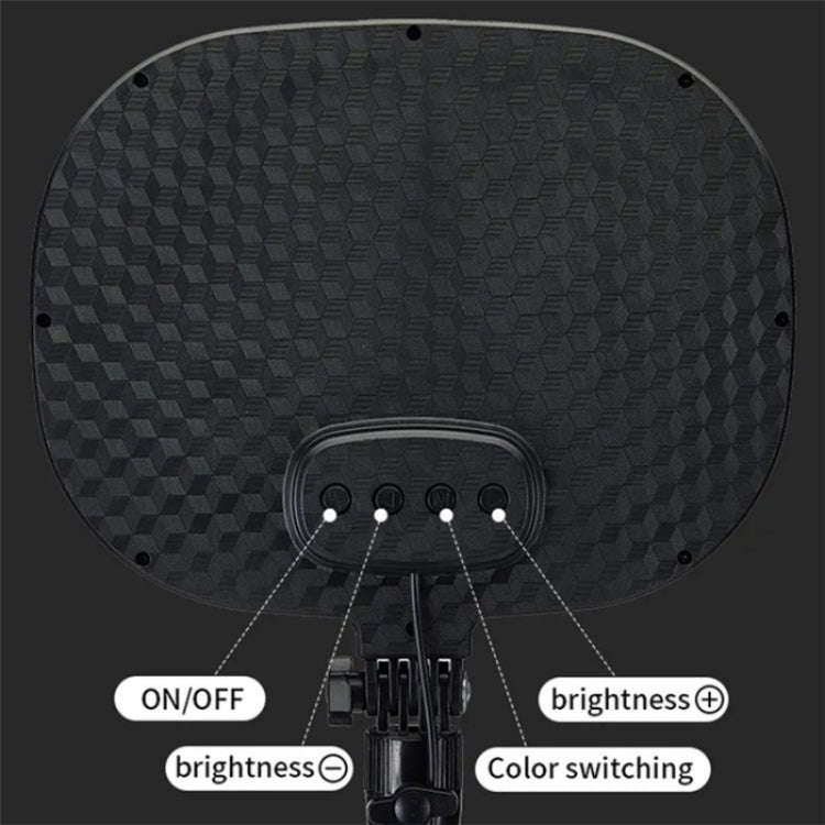 JMARY FM-58R Live Streaming Photography Fill Light 180-Degree Rotatable 9-inch LED Light