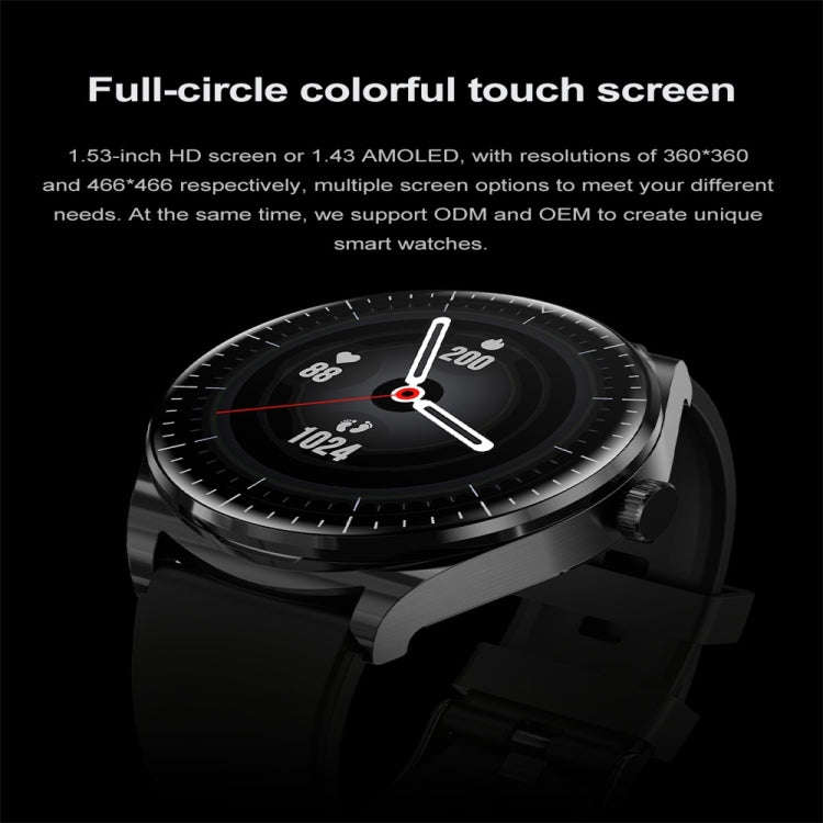 S9 1.53 inch Color Screen Smart Watch, Support Bluetooth Call / Heart Rate / Blood Pressure / Blo...