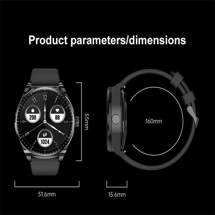 S9 1.53 inch Color Screen Smart Watch, Support Bluetooth Call / Heart Rate / Blood Pressure / Blo...