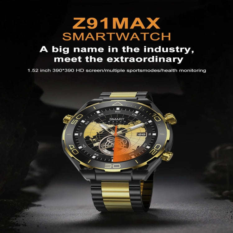 Z91 Pro Max 1.52 inch Color Screen Smart Watch,Support Bluetooth Call / Heart Rate / Blood Pressu...