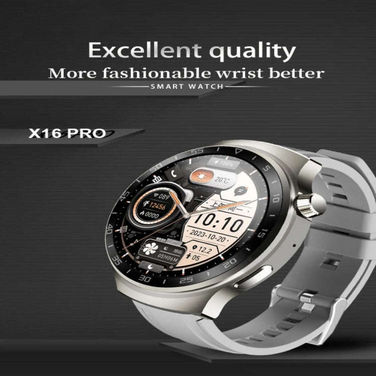 X16pro 1.53 inch Color Screen Smart Watch, Support Bluetooth Call / Heart Rate / Blood Pressure /...